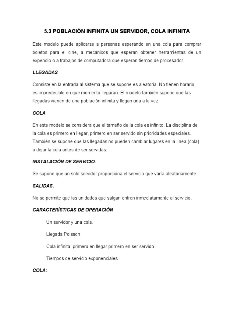 Cola Infinita con Servidor en MATLAB | PDF | Servidor (Computación ...