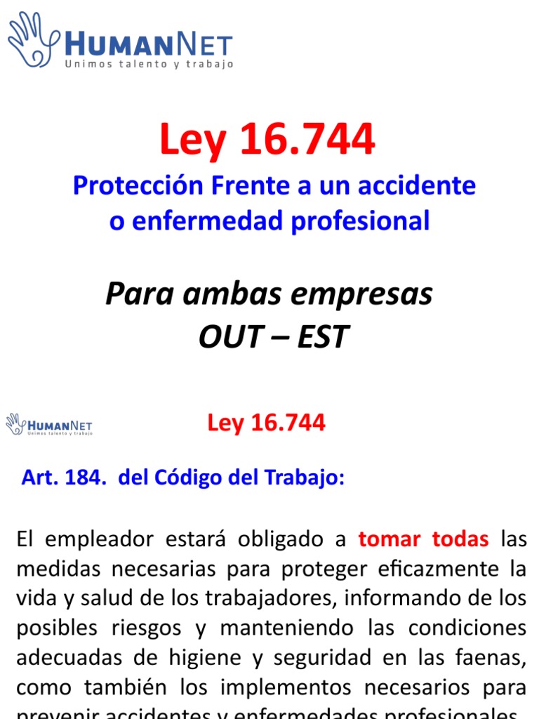 Taller ley 16 744 humannet pdf seguro pensi n
