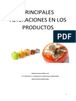 Principales Alteraciones en Productos Alimentarios