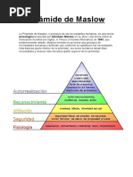Necesidades de Maslow