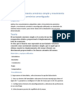 Practica Movimiento Armónico Simple y Movimiento Armónico Amortiguado