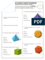 EXAMEN Bimestre IV Geometria 1er Grado