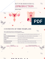 Biology Subject For High School - Human Reproduction by Slidesgo