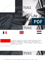 Konstitusi Dan The Rule of Law