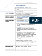 Hugo Villegas 2 - ESTRUCTURA DE DESGLOSE DE TRABAJO (EDT)