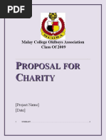 Charity Proposal Template