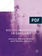 Natalie Braber, Sandra Jansen (Eds.) - Sociolinguistics in England-Palgrave Macmillan UK (2018)