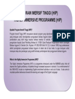 Program Imersif Tinggi (Hip) Highly Immersive Programme (Hip)