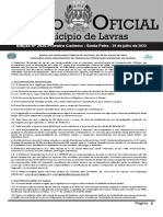 Edital do Concurso Público no 02/2022 da Prefeitura Municipal de Lavras (MG) com 562 vagas