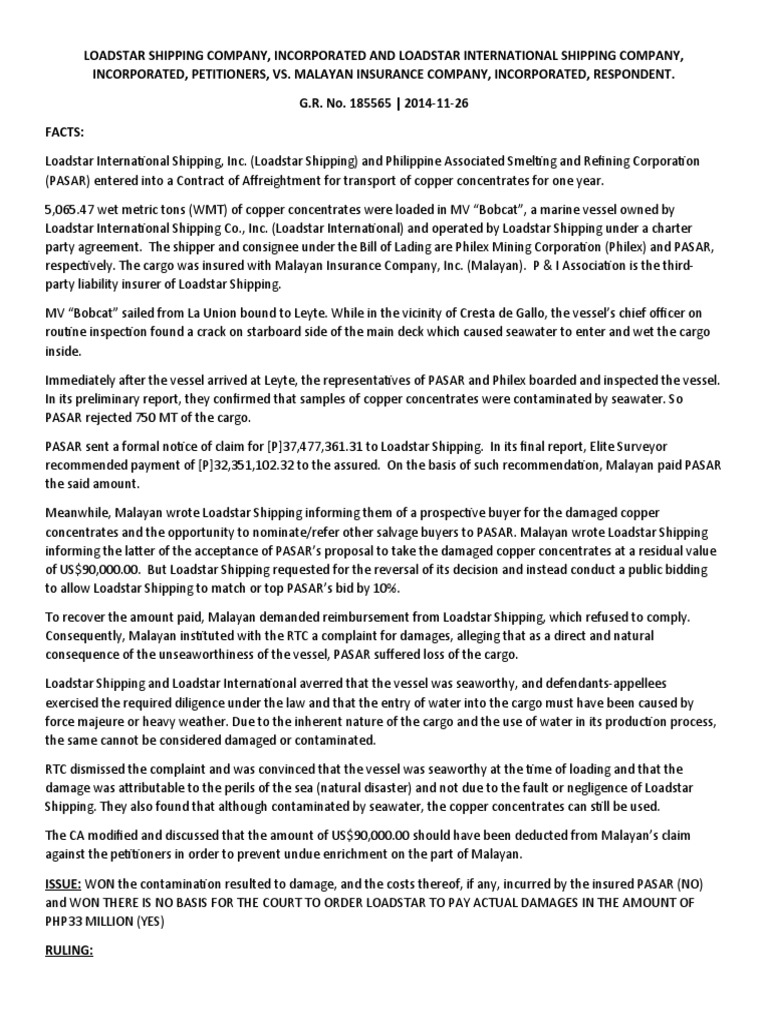 Liabilities of Common Carriers PDF Negligence Damages