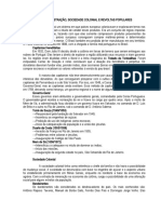 Administração Colonial, Revoltas e Sociedade no Brasil