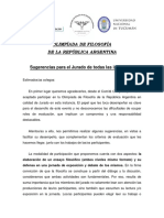 Sugerencias Para Jurado y Criterios de Evaluación 2022