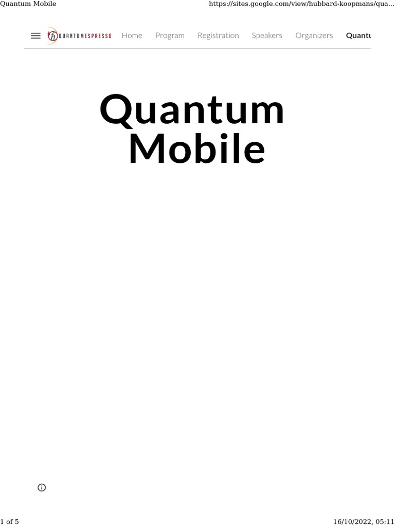 Instructions for setting up the quantum mobile virtual machine pdf