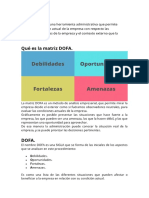 Matriz DOFA