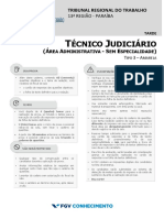 cnm201 - Tecnico Judiciario Area Administrativa - Sem Especialidadecnm201 Tipo 3