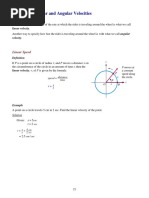 Practice Linear Angular Speed