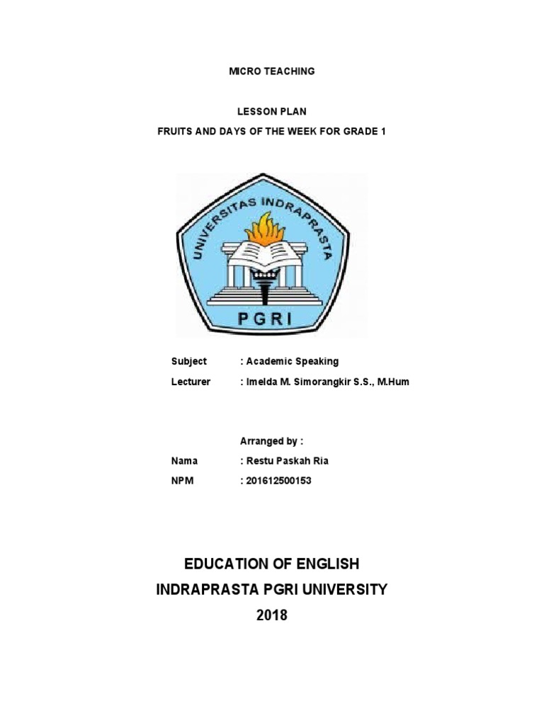 Micro Teaching 3 Pdf Foreign Language Studies