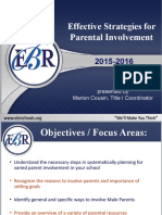 Effective Strategies For Parental Involvement - 11 - 18 - 15