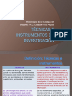 Tecnicas e Instrumentos