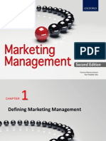Chapter 1 - Defining Marketing Management 
