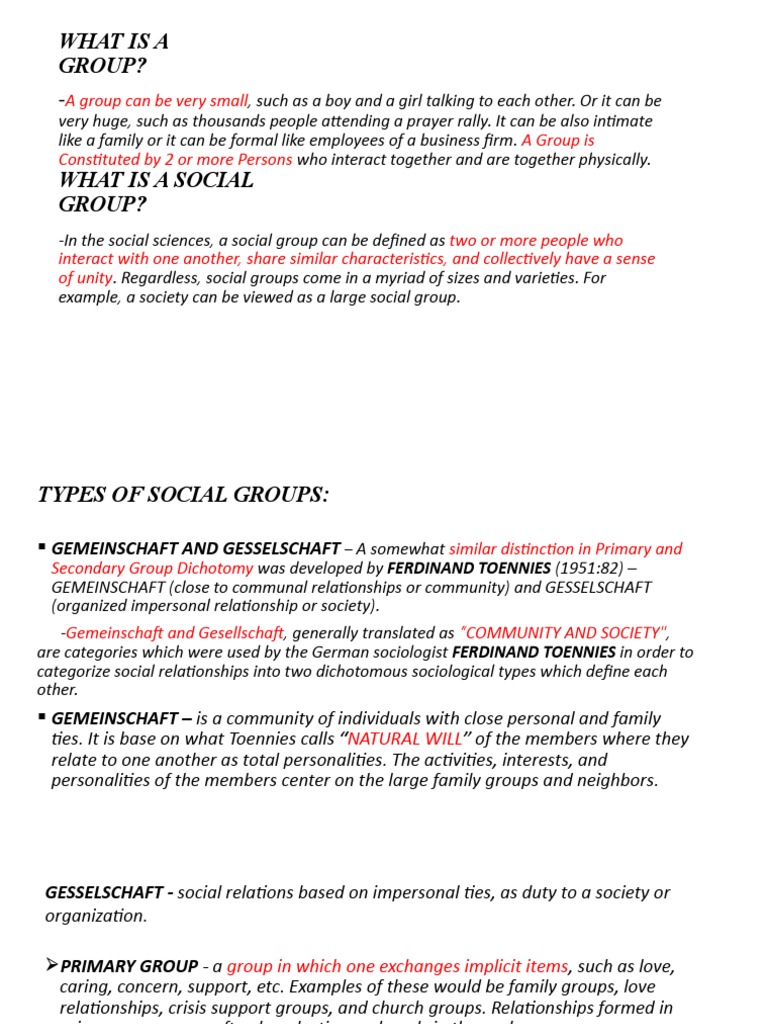 Ucsp SocialGroups PDF Social Psychology Behavioural Sciences