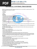 Material Control Procedure