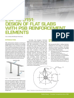 Design of Flat Slabs With PSB ETA