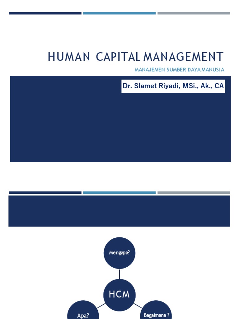 Human Capital Management Materi 1 Pdf