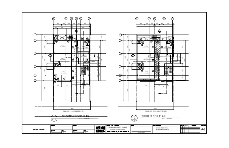 Second Floor Plan Third Floor Plan: A B D C A' A B D C A' B' | PDF ...