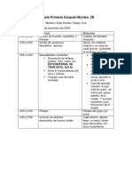 Actividades para El 14 de Diciembre Del 2022