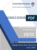 INVESTIGACIÓN DE MERCADO - Actividad2 - Unidad2