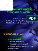 Penatalaksanaan Syok Anafilaktik