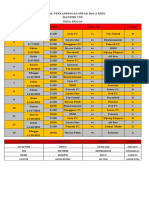 Jadwal Bola Kaki Mii 2022