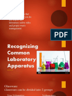 Lab 2 Recognizing Common Laboratory Apparatus