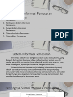 Sistem Informasi Pemasaran 1