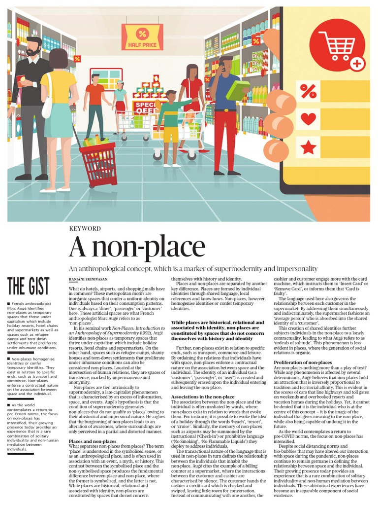 Understanding NonPlaces An Anthropological Analysis of Spaces that