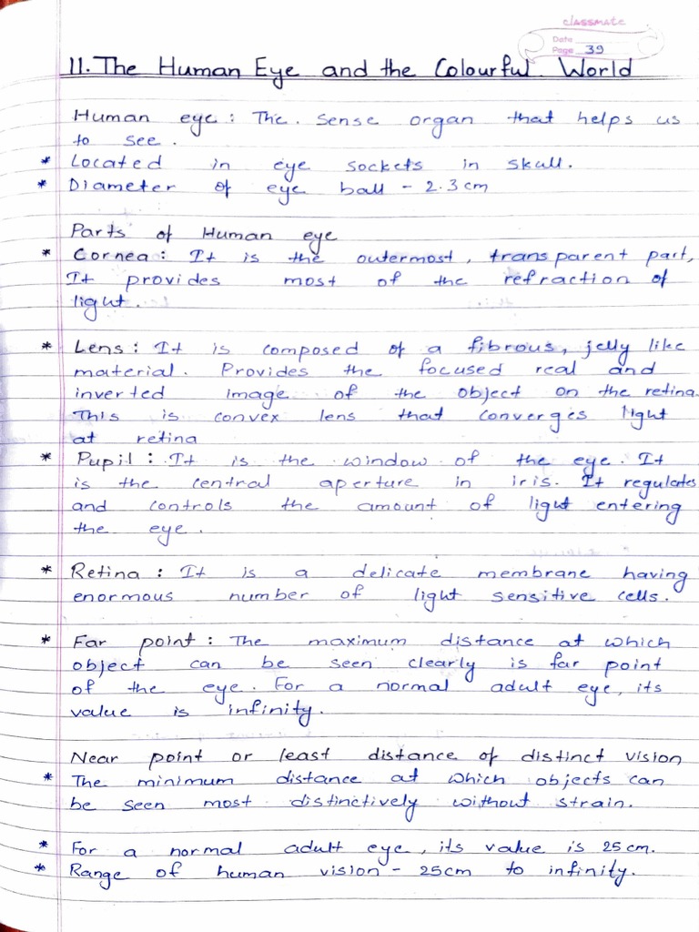 Human Eye: Myopia and Hypermetropia | PDF | Eye | Optics