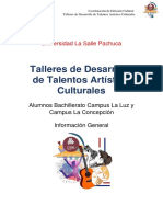 Información General Taller