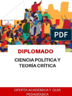 Oferta - Diplomado en Ciencia Política y Teoría Crítica