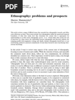 Hammersley (2006) Ethnography Problems and Prospects