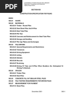 (Newfoundland) Construction Spec For Piling