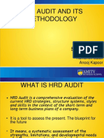 HRD Audit and Its Methodology