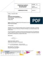 Comun. Oficial Respuesta Derecho de Peticion Leopoldo