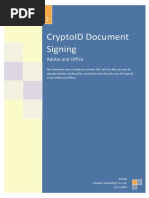 CryptoID Document Signing For Adobe and Office