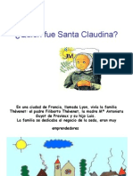 Quién Fue Santa Claudina P