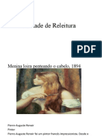 Pintura de Menina Loira de Renoir