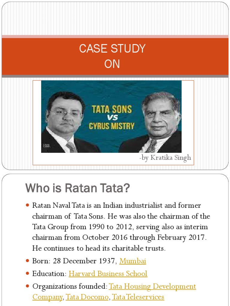 Ratan Tata vs. Cyrus Mistry Case Study | PDF | Economy Of India