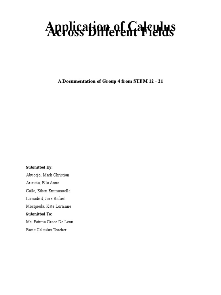 APPLICATION OF MATHEMATICS IN DIFFERENT FIELDS PDF intelligence overview