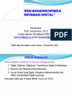 Materi Kuliah Prof Insukindro-Konsekuensi Ekonomi Makro Transformasi Digital-Institut Bank Dunia