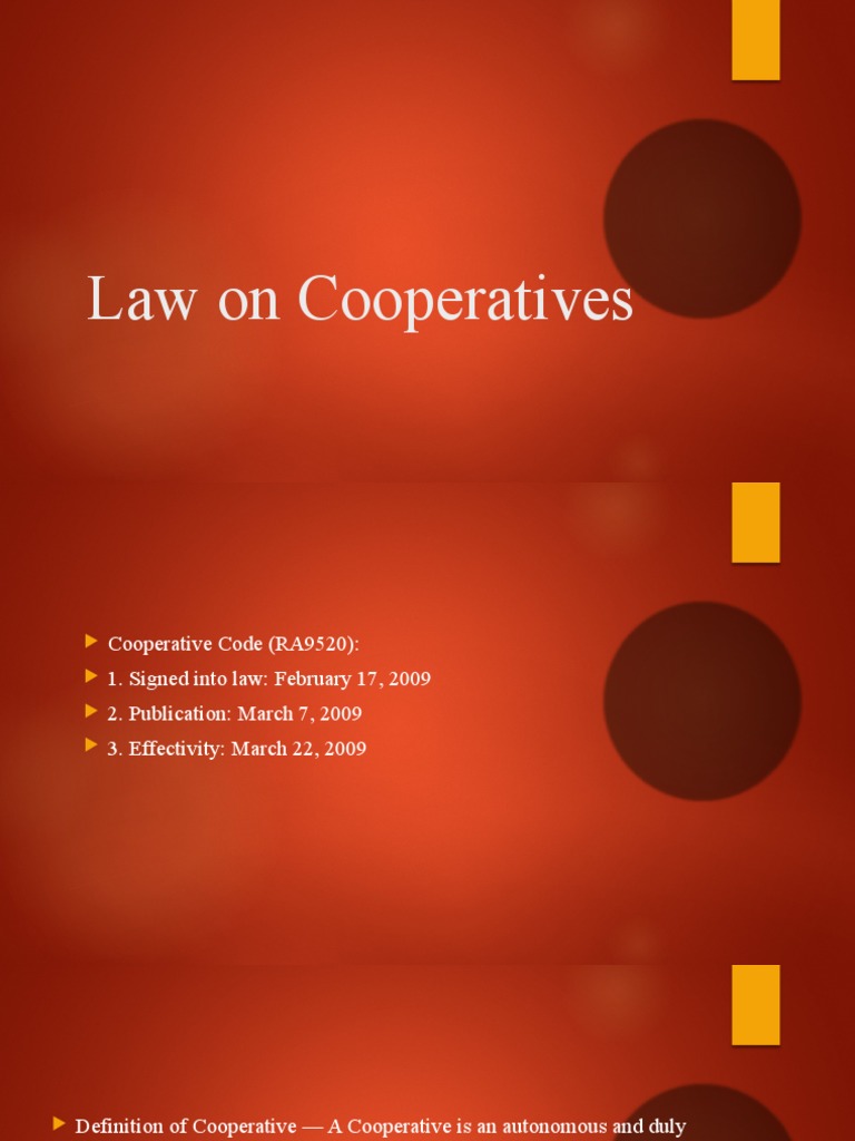 LawonCooperatives PDF Taxes Cooperative